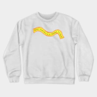 Proud of my bad Posture ribbon Crewneck Sweatshirt